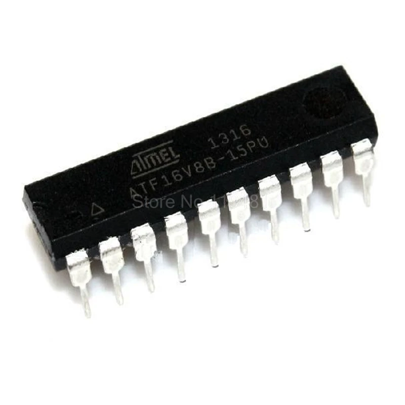 ATF16V8B 15PU 16V8 Programmable Logic Device (PLD) IC 8 Macrocells 15ns