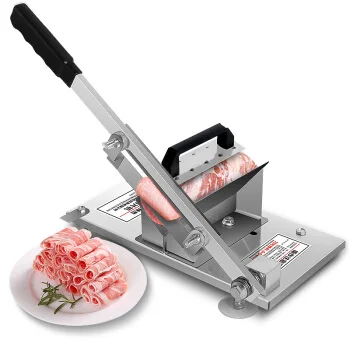 

Multifunction Meat Slicer Beef Mutton Slicer Machine Commercial Home Vegetable Roll Blender Manual Meat Planer