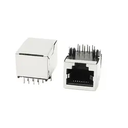 

PCB Mount CAT5/5e/6 Computer LAN 8P8C RJ45 Connector Jacks Sockets 2 Pieces