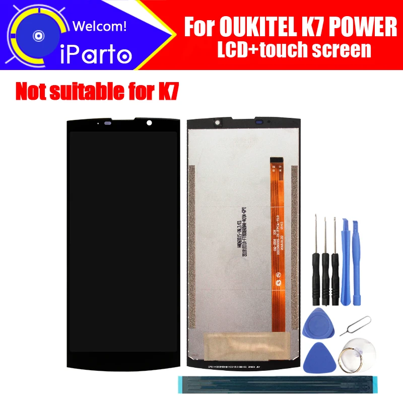  6.0 inch OUKITEL K7 POWER LCD Display+Touch Screen Digitizer Assembly 100% Original New LCD+Touch D