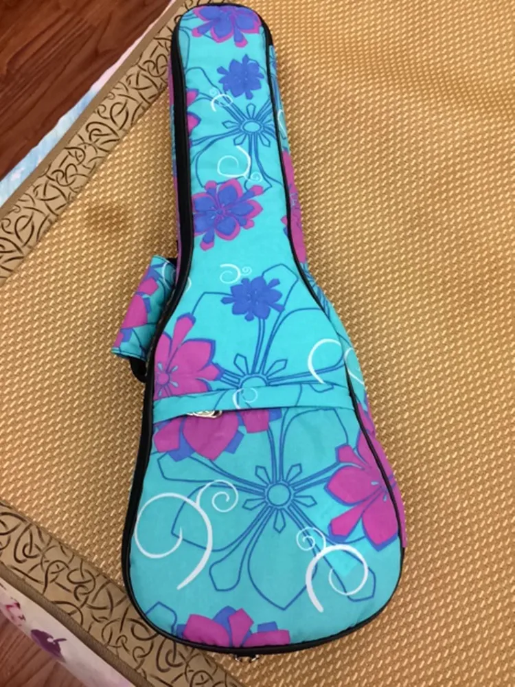 Красивая сумка для гитары укулеле рюкзак чехол 21 23 24 26 дюймов акустический концертный сопрано Lanikai Luna Mahalo Kala Ukues розовый