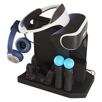 

Cooling Fan Cooler,Controller Charger Hub Charging Display Stand Showcase For PS4 VR 1/2 PS4 Pro Slim PSVR PS4 Vertical Stand