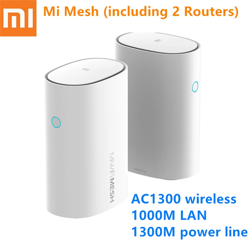 

Xiaomi Mi Router Mesh WiFi 2.4 + 5GHz WiFi Router High Speed 4 Core CPU 256MB Gigabit Power 4 Signal Amplifiers for Smart Home