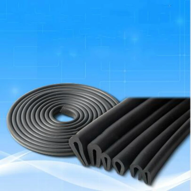 

Rubber U Strip Edge Shield Encloser Bound Glass Metal Wood Panel Board Sheet for Cabinet Vehicle Thick 0.5mm - 10mm x 1m Black