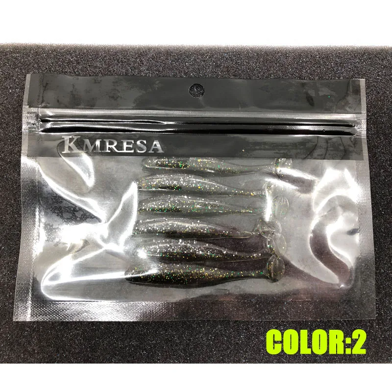 6 шт./лот 5 см и 7 см/9 см рыболовные приманки, наживки Easy Shiner от Swimbait Мягкая силиконовая приманка двойной Цвет искусственный Карп мягкая рыболовная приманка