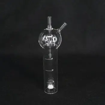 

75ml Clear Sulfur Dioxide Absorber Tube Bottle Apparatus Chemistry Lab Glassware