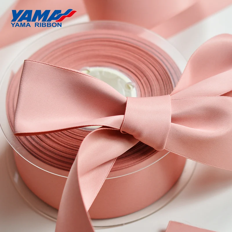 

YAMA 100% Polyester Silky Ribbon Double Face Printed Ribbons 6 9 13 16 19 mm 100yards Gift Decoration Arts and Crafts