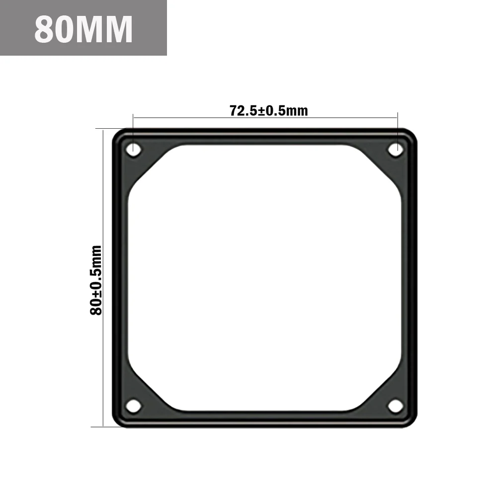 10 шт. антивибрационные, резиновые прокладки ПК Вентилятор противоударный силиконовый Шумопоглощающие вентиляторы резиновая прокладка 80 мм 92 мм 120 мм 140 мм