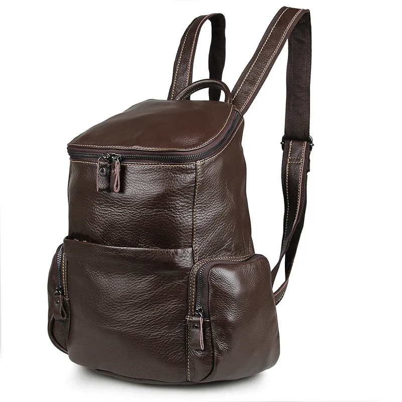 New 100 Real Soft Genuine Leather Women Backpack Woman Korean Style Ladies Strap Ipad Bag Daily