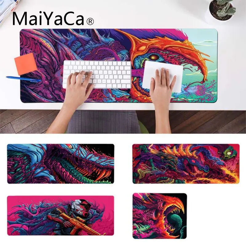 

MaiYaCa Gaming Mouse Mat Cool New hyper beast mouse pad gamer play mats Durable Rubber Mouse Mat Pad Gaming Mouse Pad