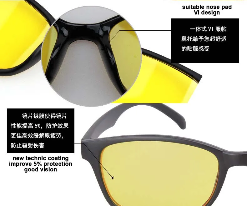 Очки для чтения с защитой от Голубых лучей, компьютерные очки, очки для чтения UV400, устойчивые к излучению, очки для игр, желтые линзы для глаз