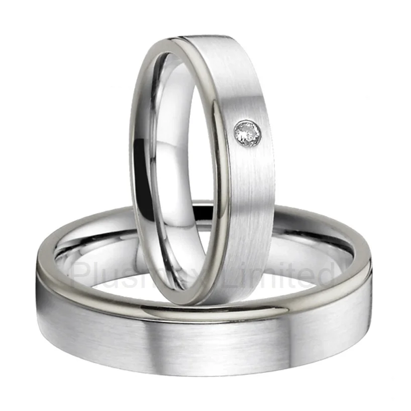 Anel de Casamento Europe Design custom titanium band wedding rings