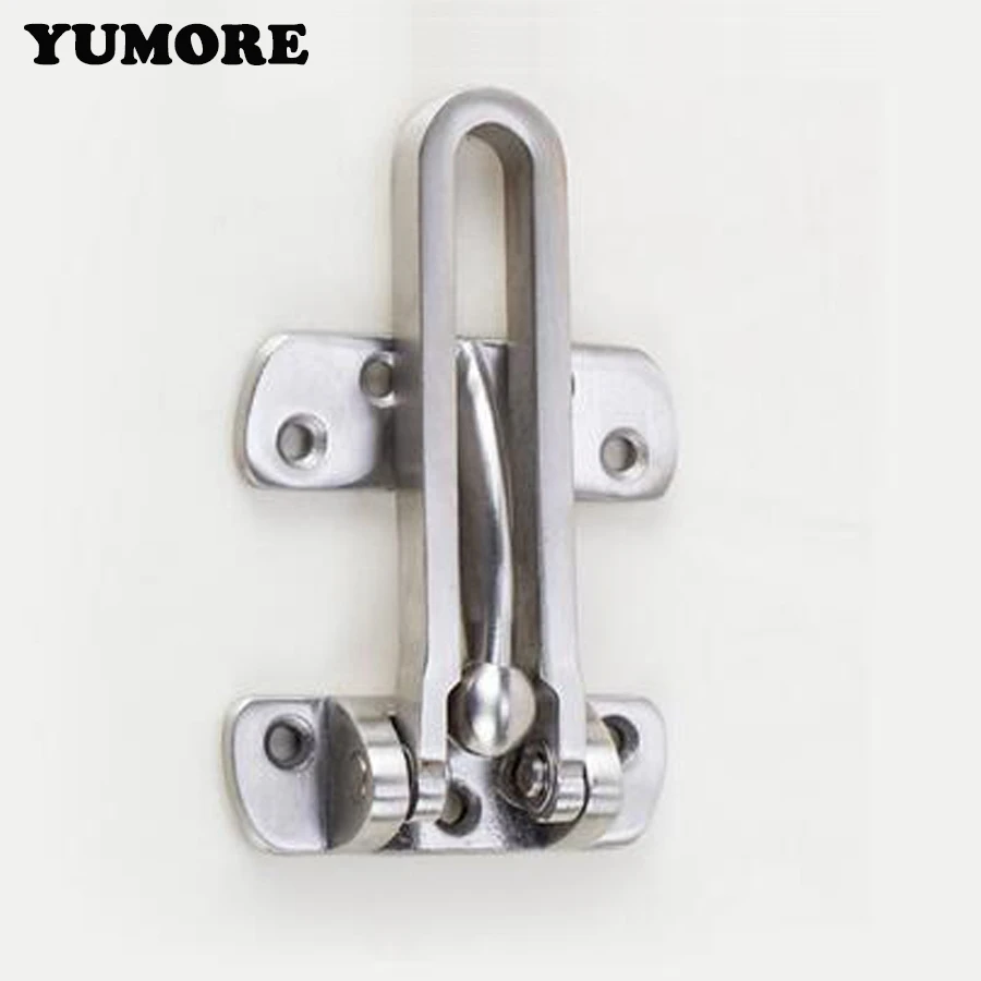 Замок защелка YUMORE из нержавеющей стали 304 с защитой от кражи|door chain|chain latch lockdoor chain