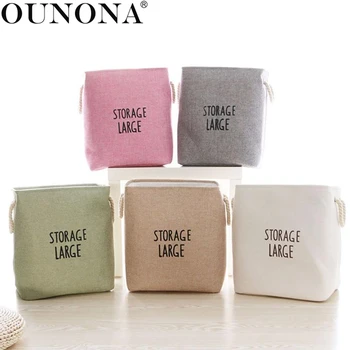 

OUNONA Square Laundry Basket Washing Clothes Storage Bag Basket Dust-proof Washing Bin Storage Sack