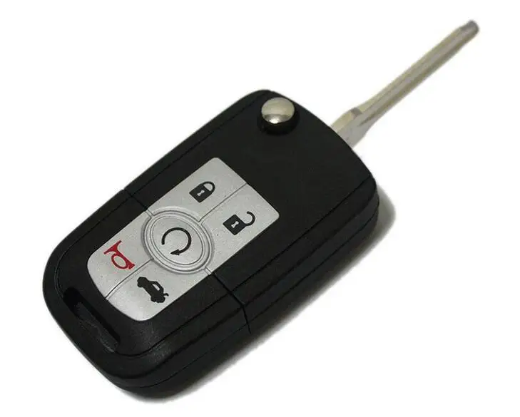 5 Buttons Replacement Flip Folding Remote key Shell Case For Buick