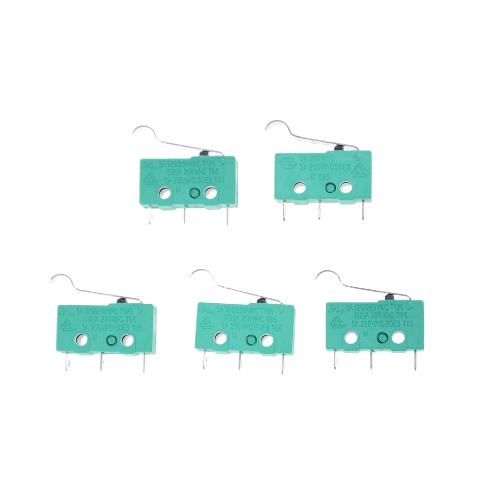 5 шт./лот Фотоэлементы микро переключатель KW4 концевой 3 контакта 5A 125V DC N/O N/C