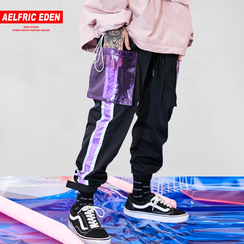 plastic track pants