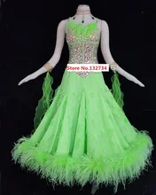 FEATHER DRESS,FASHION DANCE DRESS, ballroom Standard dance dress,juvenile dance COSTUME,stage ballroom dress,SALSA,TANGO,CHACHA.