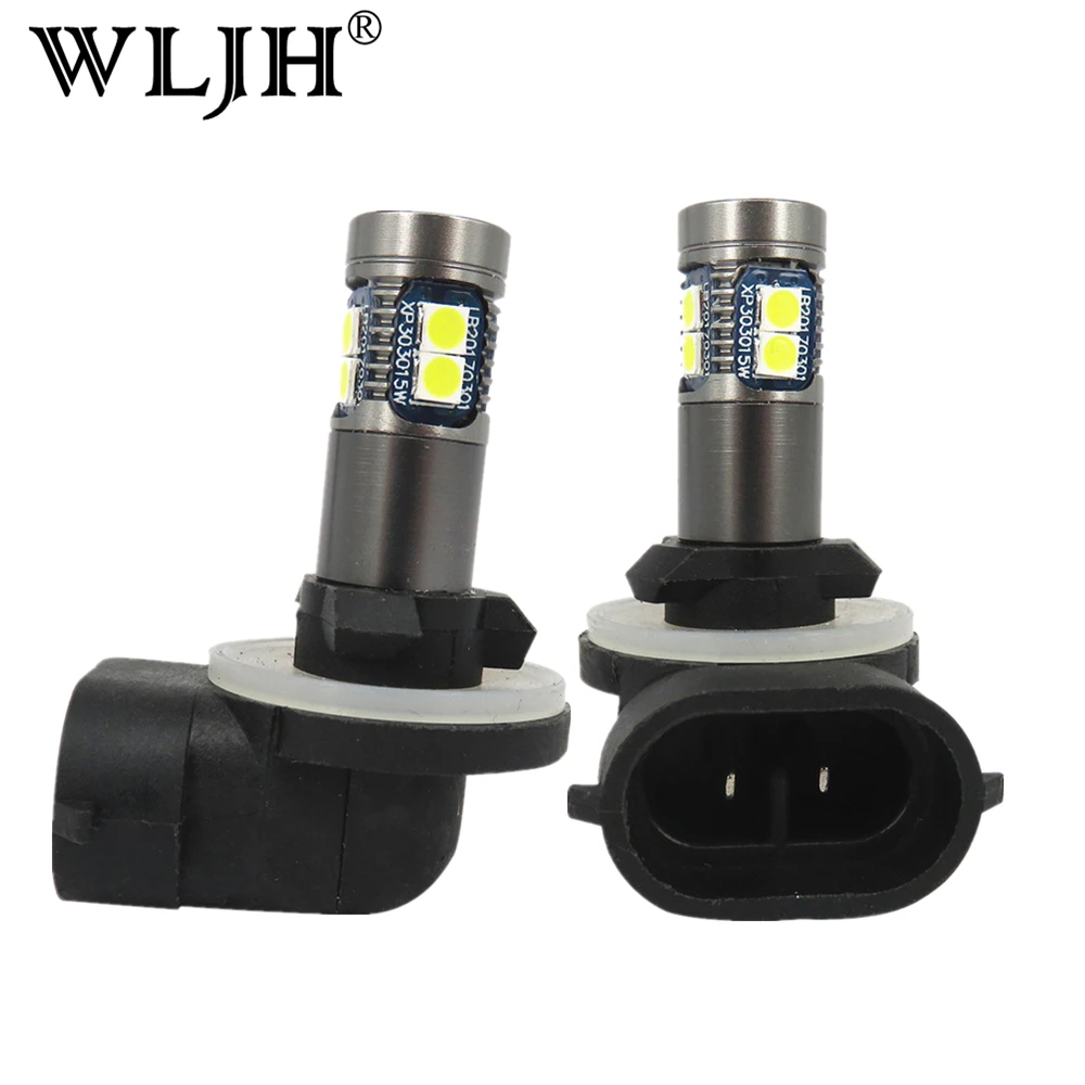 Led para Carro Luz de Nevoeiro Luz da Lâmpada Wljh Canbus Branco 881 Lâmpada Caminhão Cauda Estacionamento Condução H27w – 2 Daytime Running Dc12v-24v H27 2x
