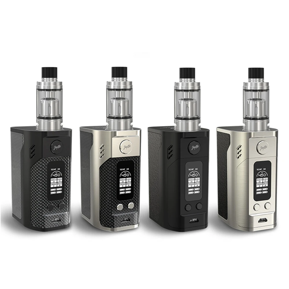 

Original Wismec RX300 Mod Box + Melo RT 25 Tank 4.5ml Carbon Fiber by 18650 battery electronic cigarette vape kit