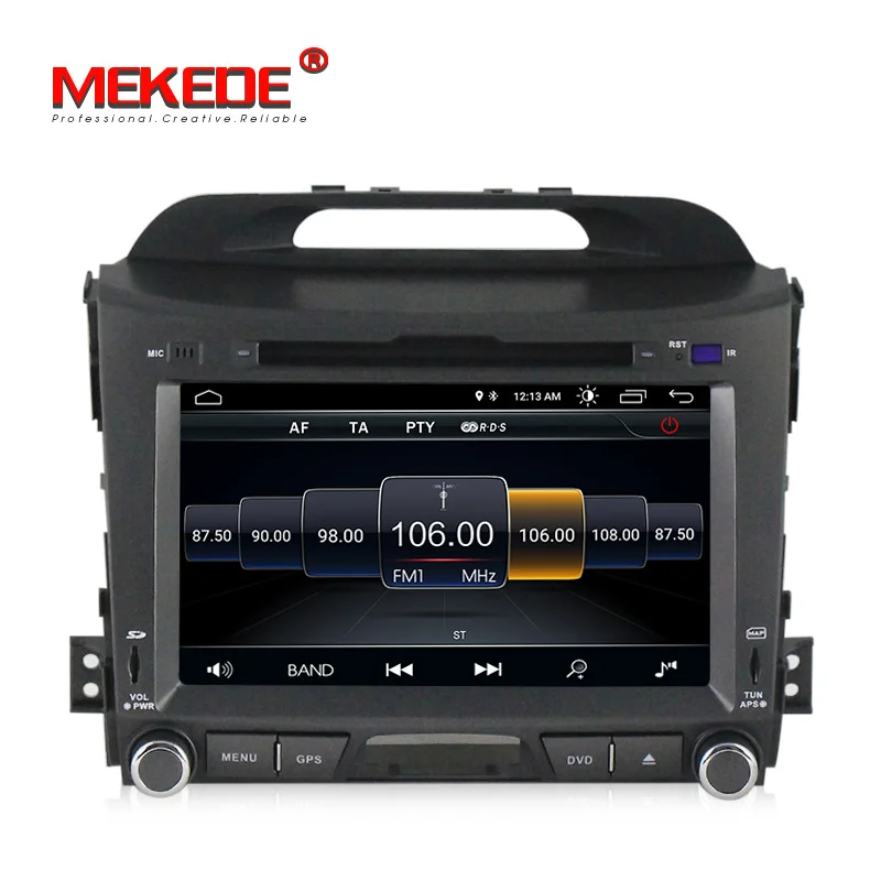 Flash Deal Quad core Android8.1 car multimedia player for kia sportage 2011-2015 support dvd player gps navigator Bluetooth radio 3G wifi 4