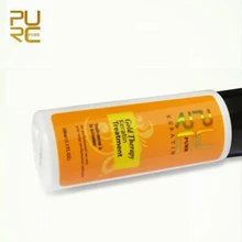 PURC Gold Therapy Keratin Care Hair Keratin Treatment Repairs Damaged and Rough Hair Clear Natural and Shiny Straight Hair alfaparf keratin therapy