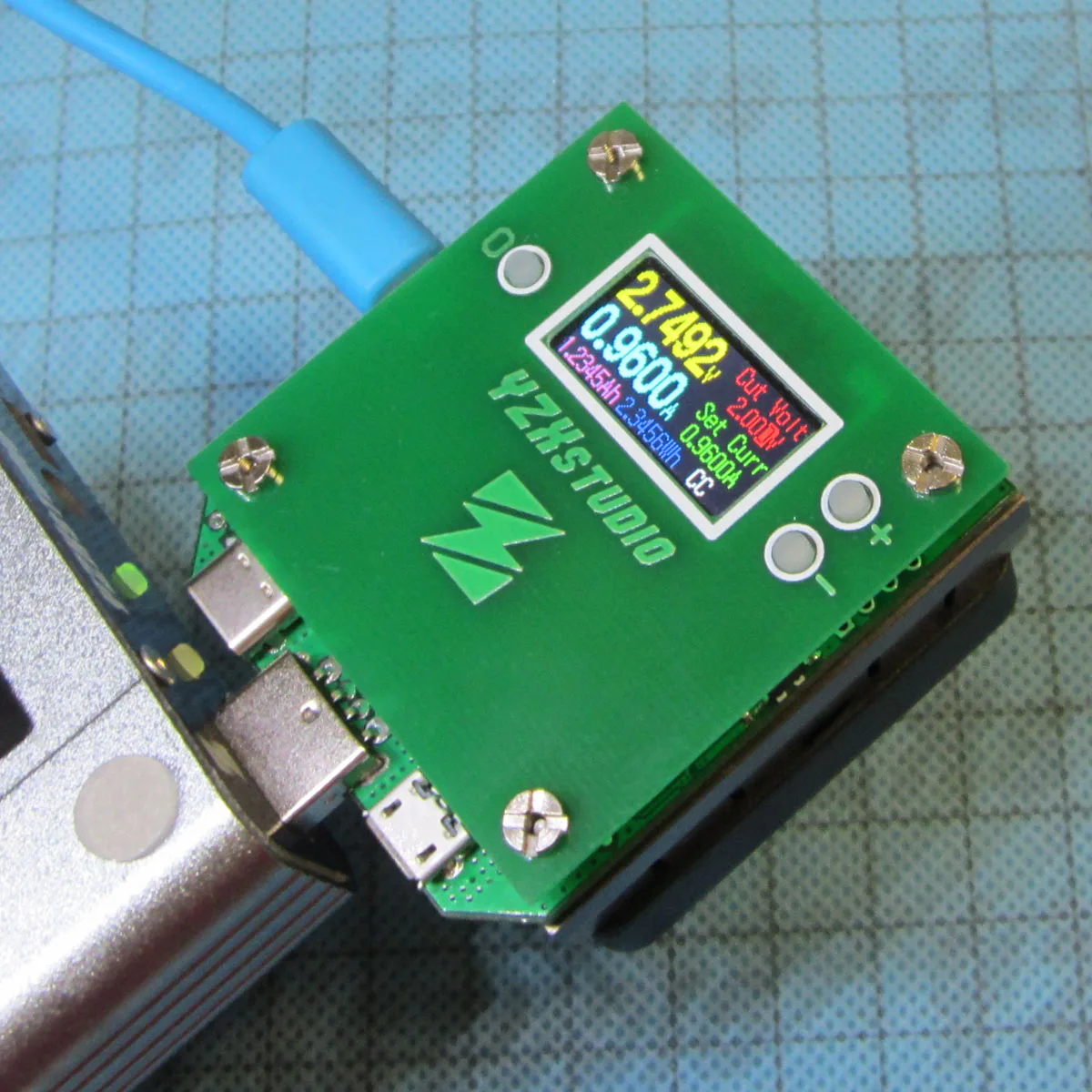 

ZL1100 Programmable Electronic Load 0-3A PD3.0 QC4.0 Measures Charger Fast Charging Protocol Battery Capacity