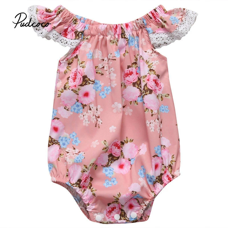 Pudcoco Coton Melange Rose Floral Filles Body Bebe Filles Sans Manches O Cou Mode Body 1 Piece Bebe Body Aliexpress