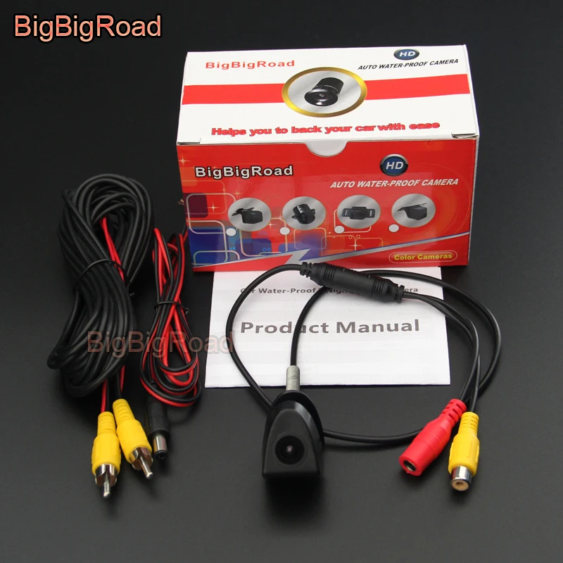 

BigBigRoad CCD Car Front View Logo Camera For Toyota Prado Fredo Corolla 2018 2019 2020 Waterproof