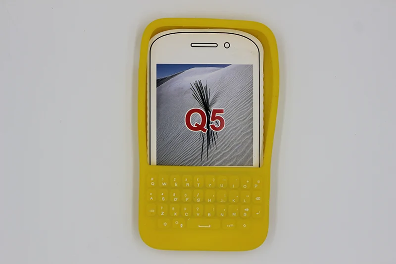 Oudini Новая мягкая силиконовая задняя крышка чехол для клавиатуры для Blackberry Q5 чехол защитный чехол