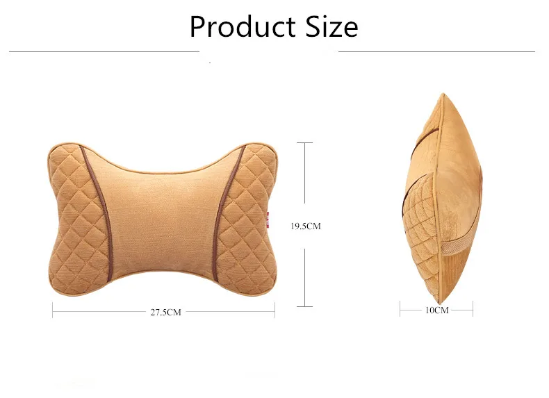 Новинка, 2 шт., плюшевая теплая подушка для шеи в автомобиль подушка Автомобильная дышащая Автомобильная подушка для сиденья, подушки для шеи, аксессуары для автостайлинга