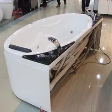 67' стекловолокна массажная ванна Curve уникальный дизайн гидромассажная Ванна с водораспрыскивающее сопло для ванной W4017