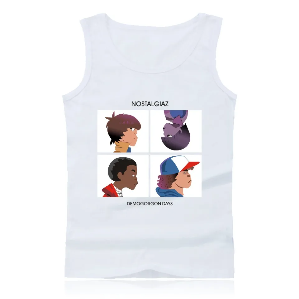 

Stranger Things Fashion Tank Top Mens Hip Hop and Stranger Things Sleeveless Shirts Summer Vests Plus Size