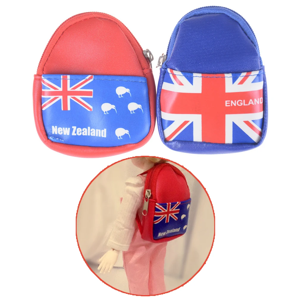 

Fashion 1/6 mini Coin Bag Dolls Bag Backpack For Barbie Doll Knapsack Packsack