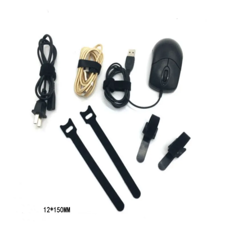 Nylon Sticky Cable Ties Multifunction TV Computer Wire Cable Winder Strong Wire Harness Magic Tape Tie
