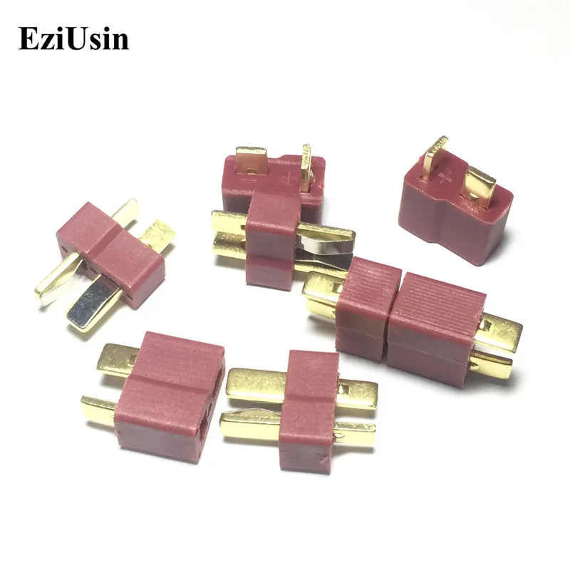 100pairs XT plug T plug Dean Connector For ESC Battery male and female