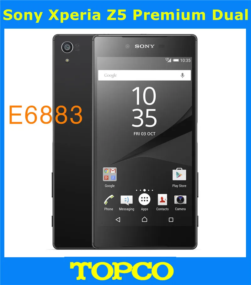 Цена за Sony Xperia Z5 Premium Dual Оригинальный Разблокирована GSM 4 Г LTE Android Dual Sim Окта Core ОПЕРАТИВНАЯ ПАМЯТЬ 3 ГБ ROM 32 ГБ E6883 5.5 "23MP WI FI GPS Цена за Sony Xperia Z5 Premium Dual Оригинальный Разблокирована GSM 4 Г LTE Android Dual Sim Окта Core ОПЕРАТИВНАЯ ПАМЯТЬ 3 ГБ ROM 32 ГБ E6883 5.5 "23MP WI FI GPS