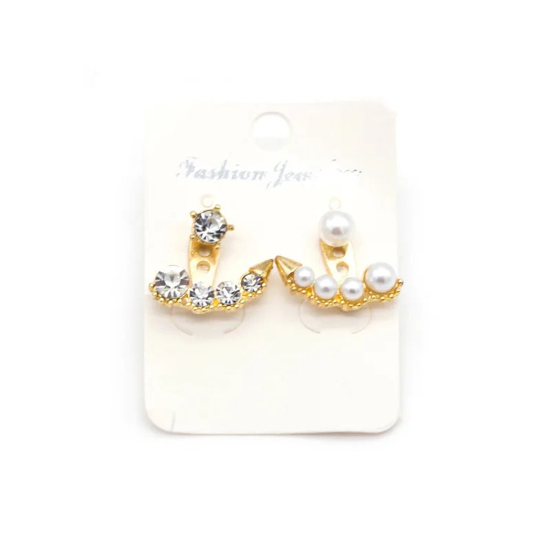 

2019 Rushed Oorbellen Tassel Earrings Han Edition To Set Auger E636 Yiwu Factory Direct Sale Wholesale Pearl Earrings Asymmetry