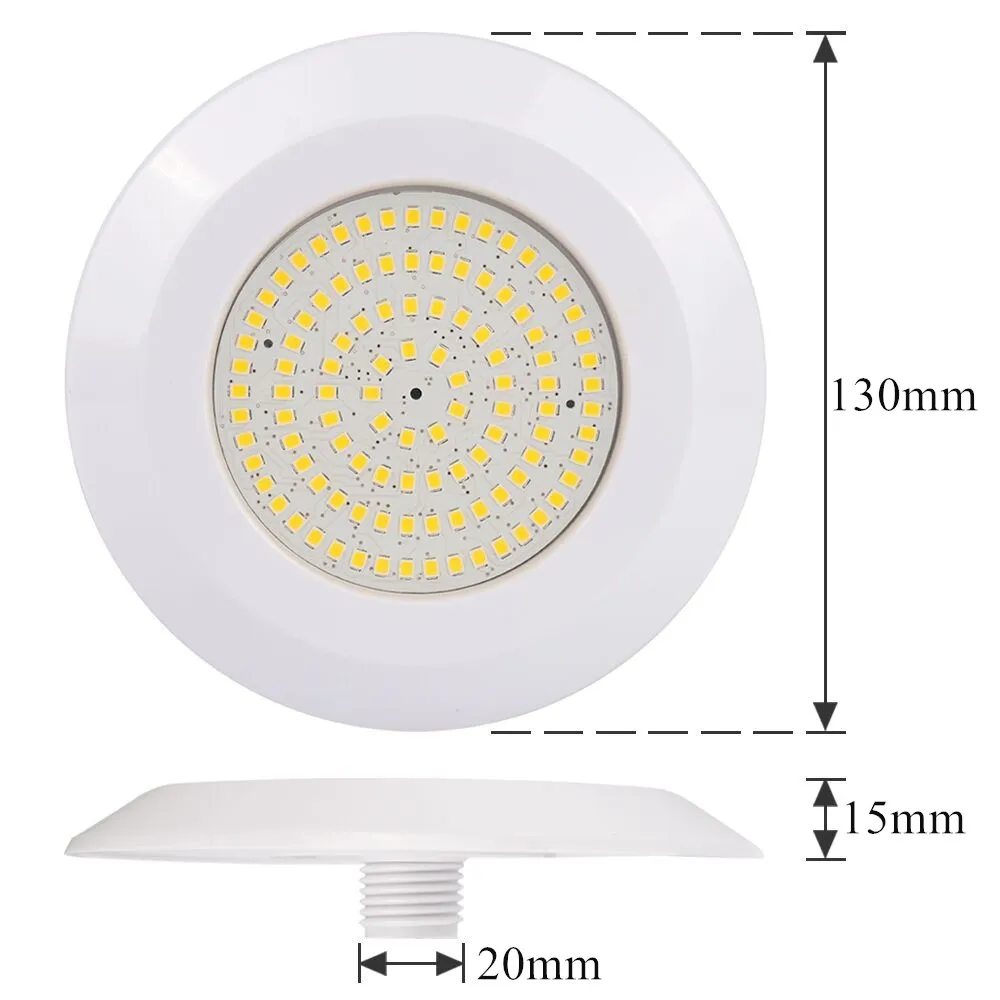 Skup Lampa podwodna z żywicy, wodoodporny basen światła DC12V 12W biały ciepły biały pływanie basen LED reflektor