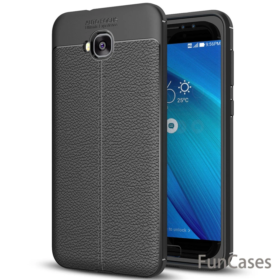 For Asus ZenFone 4 Selfie ZD553KL Cases ZD553KL Cover Luxury TPU Silicone Imitation Leather Phone Case balr fashion Accessory