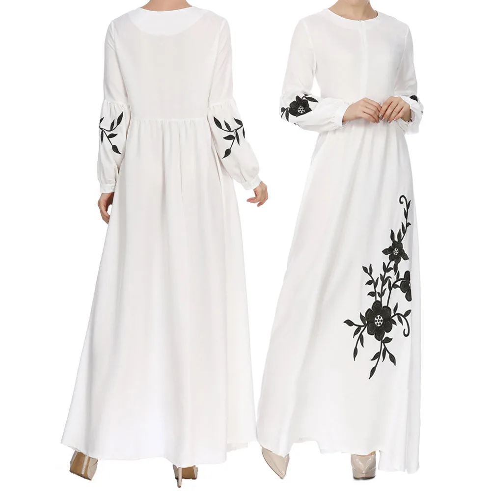 KLV мусульманская одежда Abaya женское повседневное кимоно с принтом Свободное