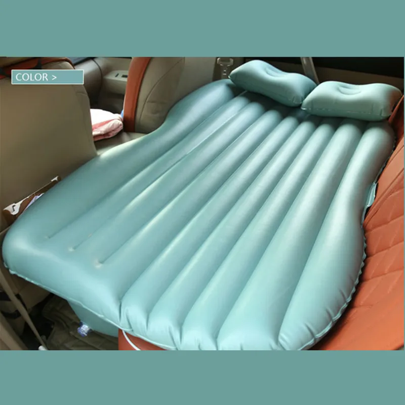 Чехол на заднее сиденье автомобиля надувной матрас для путешествий надувной матрас надувная кровать для автомобиля - Название цвета: Оранжевый