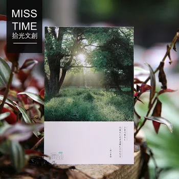 

30pcs/pack The Forest Postcards Green Plants Kawaii Postcards Cute DIY Envelop Gift Card Creative Bookmark Stationery