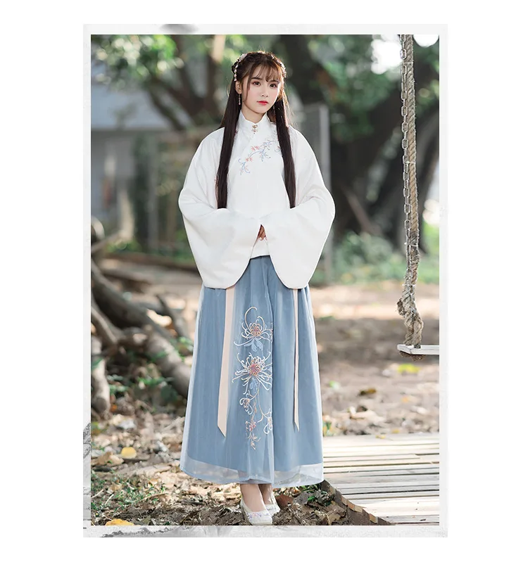 Китайское платье hanfu женское платье Чонсам традиционная китайская одежда для женщин китайская блузка Китайский костюм