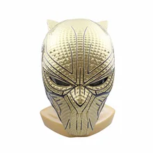 Золотая Черная пантера Маскарадная маска для взрослых унисекс украшения для празднования Хеллоуина маска Человек-паук Карнавальная маска Прямая поставка