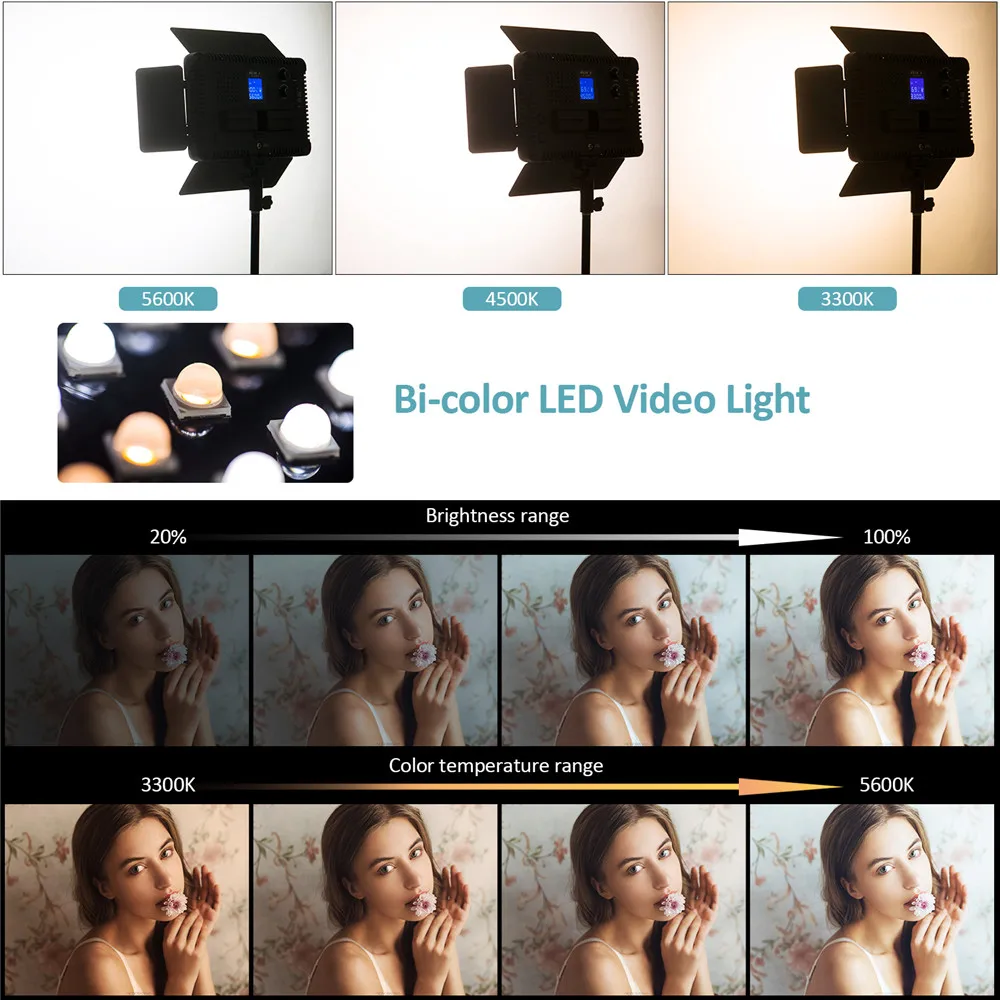 Viltrox VL-S192T 45W Wireless remote LED light Lamp Bi-color for camera photo shooting Studio YouTube Video Live