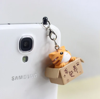 

New arrival kpop cute cat dust plug 4 color for cell phone brand designer fashion kawaii earphone cap Wholesale