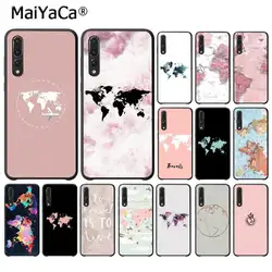 MaiYaCa карта мира путешествия Just Go цветной чехол для телефона huawei P10 P20 LIte Mate20 Mate10 Lite P20Pro Honor10 9 Lite Honor8X