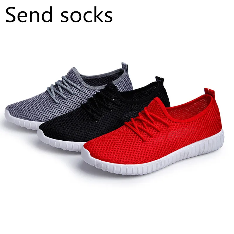 

Summer new couple models net shoes men and women casual mesh sports shoes a pedal lazy flat open hollow single