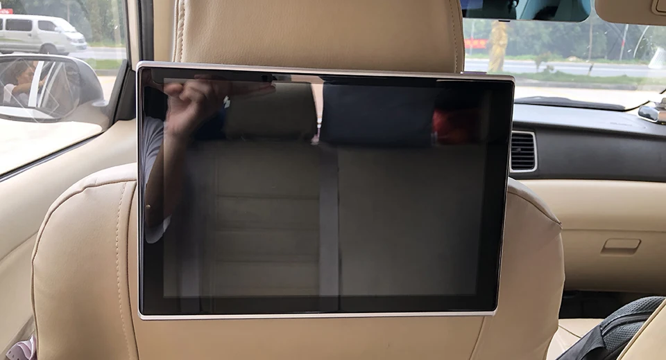 Best 2019 UI Style Latest Product Car TV Monitor For Hyundai Veloster Android 7.1 Headrest Rear Seat Entertainment System Auto Screen 2